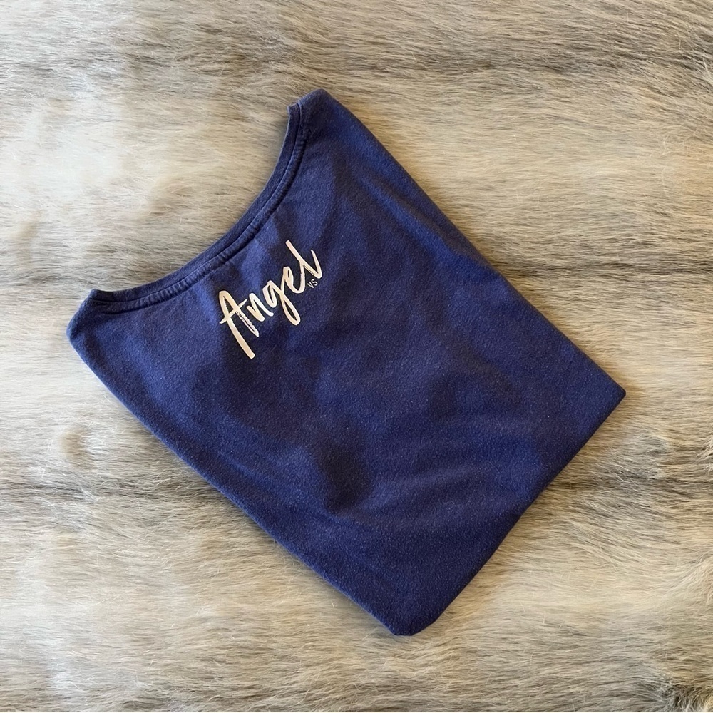 VICTORIA’S SECRET Blue XS Short Sleeve Scoop Neck Sleep Shirt ANGEL Loungewear